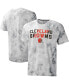 Фото #1 товара Men's Gray Cleveland Browns Resolution Tie-Dye Raglan T-shirt