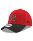 Фото #1 товара Men's Scarlet, Black Wood Brothers Racing 9FORTY Snapback Adjustable Hat