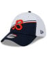 ფოტო #2 პროდუქტის Men's White, Navy Chicago Bears 2023 Sideline 39THIRTY Flex Hat