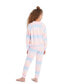 ფოტო #2 პროდუქტის Toddler|Child Girls 2-Piece Pajama Set Kids Sleepwear, Long Sleeve Top and Long Pants PJ Set