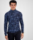 ფოტო #1 პროდუქტის Men's Printed Cashmere Turtleneck Sweater, Created for Macy's