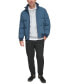 ფოტო #5 პროდუქტის Men's Sideling Stretch Crinkle Down Color Block Bomber Jacket