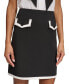 Women's Colorblocked Flap-Pocket Skirt