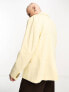 Фото #3 товара ASOS DESIGN oversized blazer in pale yellow