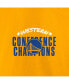 ფოტო #2 პროდუქტის Women's Gold Golden State Warriors 2022 Western Conference Champions Balanced Attack Roster V-Neck T-shirt