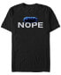 Men's Nope Logo Cloud Short Sleeve T-shirt 2XL - фото #1