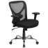 Фото #4 товара Hercules Series Big & Tall 400 Lb. Rated Black Mesh Swivel Task Chair With Height Adjustable Back And Arms