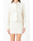 ფოტო #1 პროდუქტის Women's Sequin Patchwork Crocket Jacket