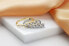 Elegant silver ring with zircons RI119W