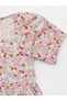 Фото #6 товара LCW baby Kare Yaka Çiçek Desenli Kız Bebek Elbise