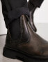 AllSaints Jonboy leather boots in brown US 13 - фото #6