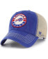 Фото #1 товара Men's Royal, Natural Buffalo Bills Notch Trucker Clean Up Adjustable Hat