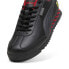 Фото #7 товара Puma Ferrari Roma Via 30806701 Mens Black Leather Motorsport Sneakers Shoes