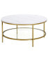 Sivil 36" Round Coffee Table