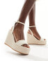 ALDO Aberitram platform espadrilles in white