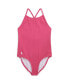 Фото #1 товара Toddler and Little Girls Stretch Jacquard One-Piece Swimsuit
