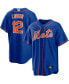 Фото #1 товара Men's Francisco Lindor New York Mets Replica Player Jersey