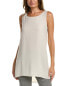 Eileen Fisher Petite Bateau Neck Silk Tank Women's Pm