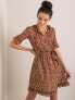 Фото #2 товара Женское летнее платье с коротким рукавом в цветочек Factory Price
