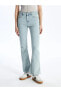 Фото #3 товара LCW Jeans Mars Flare Kadın Jean Pantolon