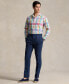 ფოტო #4 პროდუქტის Men's Big & Tall Gingham Oxford Shirt