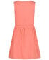 ფოტო #2 პროდუქტის Little Girls Embroidered-Logo Sleeveless Dress