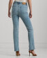 ფოტო #2 პროდუქტის Petite High-Rise Bootcut Jeans