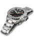 ფოტო #3 პროდუქტის Men's Swiss Automatic Khaki Navy Frogman Stainless Steel Bracelet Watch 46mm