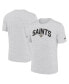 Фото #1 товара Men's White New Orleans Saints Sideline Velocity Athletic Stack Performance T-shirt