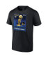 Men's Black Golden State Warriors 2022 NBA Finals Champions 75th Anniversary Jumper Trophy T-shirt