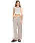 Фото #1 товара Juniors' Lil Frenchie Pull-On Drawstring Pants