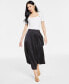 Фото #1 товара Women's Double Slit Midi Skirt, Created for Macy's