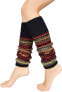 Фото #1 товара Tuopuda Women's Long Winter Leg Warmers Bohemian Style Leg Warmers Knitted Thick Leg Warmers Overknee Stockings 1 or 2 Pairs Dance Stocking Knit Crochet Socks Leggings Christmas Stocking