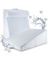 Фото #1 товара Supportive Cooling Gel Memory Foam Triangle Bed Wedge Pillow - 10 Inches