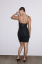 Фото #10 товара Короткое компрессионное платье-комбинация ZARA