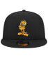 Фото #2 товара Men's Black Garfield Trucker 9FIFTY Snapback Hat