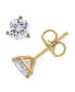 ფოტო #1 პროდუქტის Diamond Stud Earrings (3/8 ct. t.w.) in 14K White or Yellow Gold