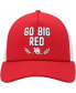 Фото #3 товара Men's Scarlet Nebraska Huskers Phrase Foam Front Trucker Adjustable Hat
