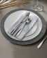 Фото #3 товара Square Charger Plate 12 Piece Dinnerware Set, Service for 12