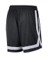 Women's Black Brooklyn Nets Crossover Performance Shorts