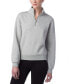 Фото #1 товара Women's Cozy Fleece Mock-Neck Sweatshirt