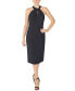 Фото #1 товара Halter-Neck Sleeveless Sheath Dress