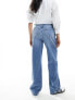 4th & Reckless wide leg jeans in antique blue