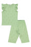 Kız Çocuk Pjama Takımı 2-5 Yaş Yeşil İncir