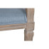 Фото #2 товара Диван синий DKD Home Decor из льна и резины из дерева каучукового (122 x 69 x 72 см)