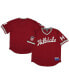 Фото #1 товара Men's Red Distressed Hilldale Club Mesh Replica V-Neck Jersey