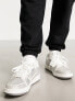 ASOS DESIGN diamante trainers in white