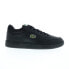 Фото #1 товара Lacoste Lineset 223 1 SMA Mens Black Leather Lifestyle Sneakers Shoes