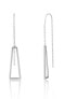 Stylish long silver earrings SVLE1877X750000