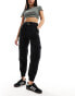 Фото #2 товара River Island belted cargo utility trouser in black